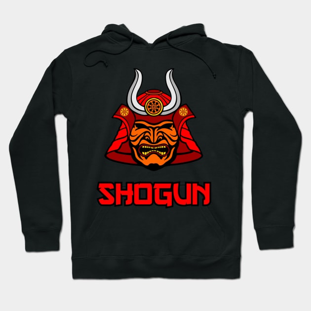 Shogun Warrior Mask Hoodie by Korvus78